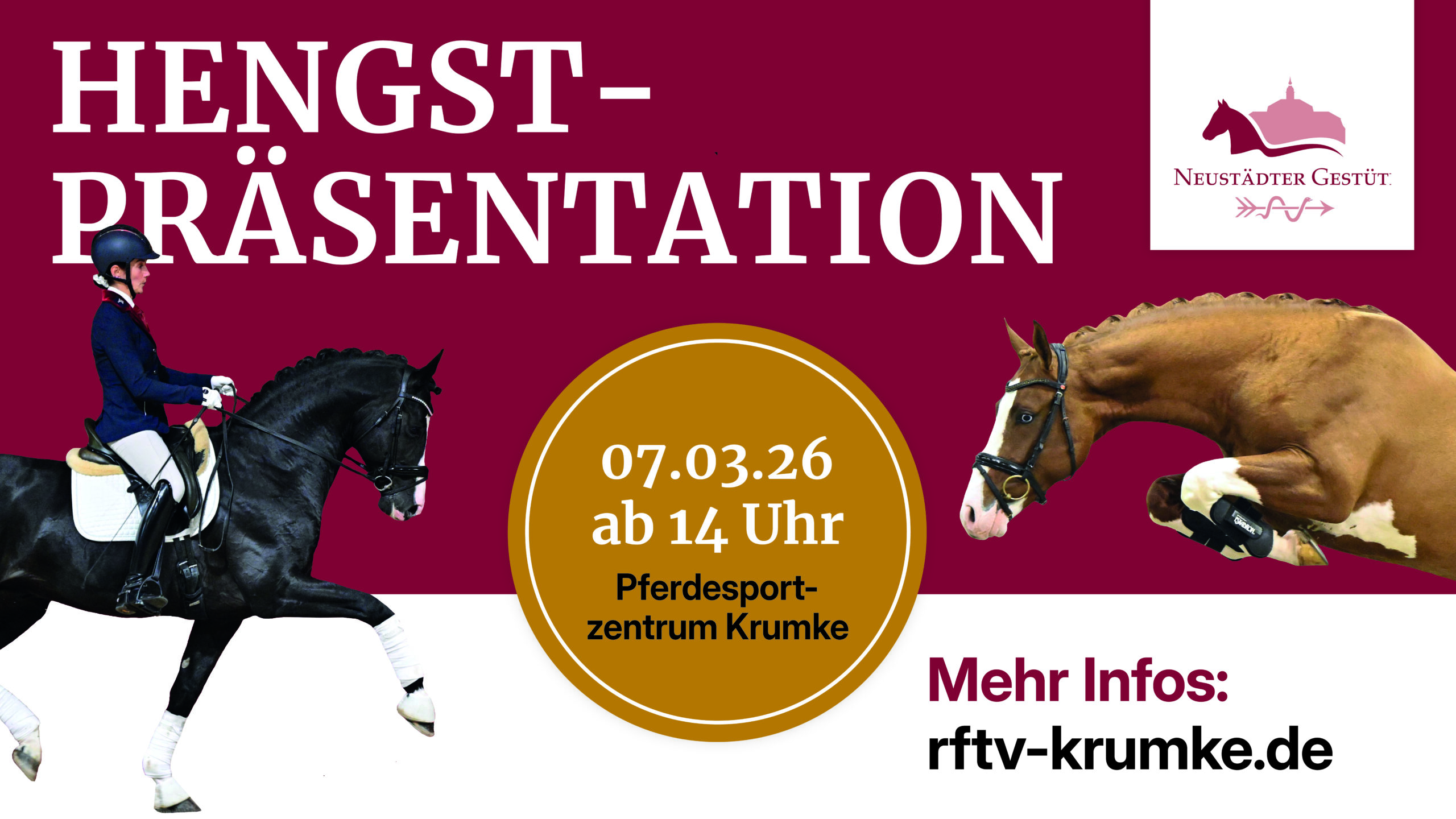 Hengste werbebild für Veranstaltung